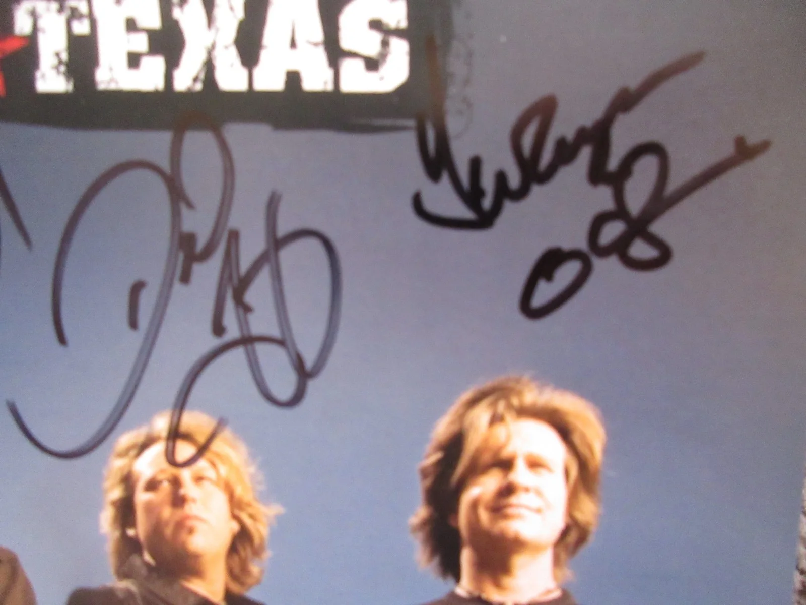LITTLE TEXAS 8"x11" FULL COLOR SIGNED PHOTO ALL 4 MEMBERS 2007 PUBLICITY MAILING, image 3