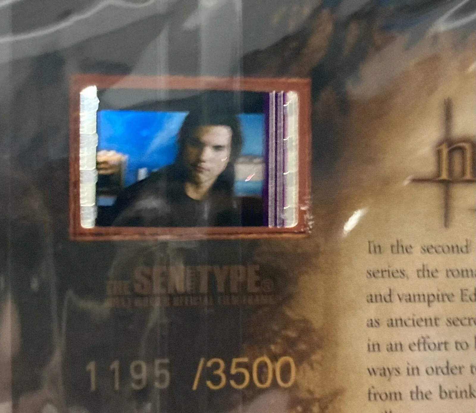 The Twilight Saga ~ New Moon ~ Senitype Film Cell ~ 1195/3500 ~ Jacob Black, image 3