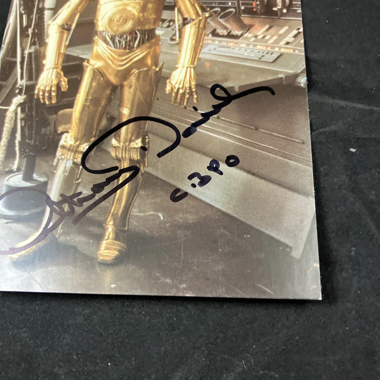 Anthony Daniels — Anthony Daniels personal collection hand signed postcard Empire Strikes Back..., image 2