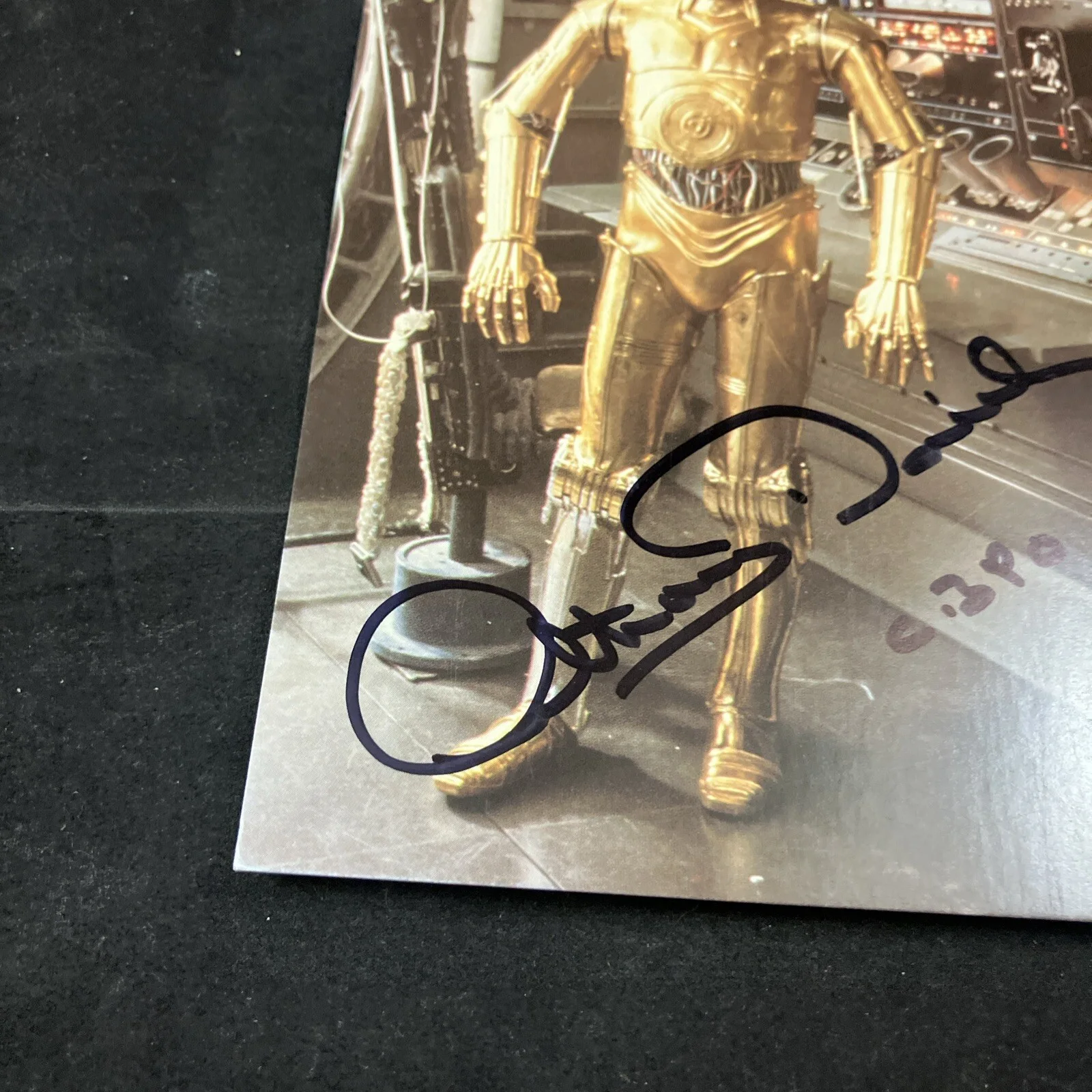Anthony Daniels — Anthony Daniels personal collection hand signed postcard Empire Strikes Back..., image 3