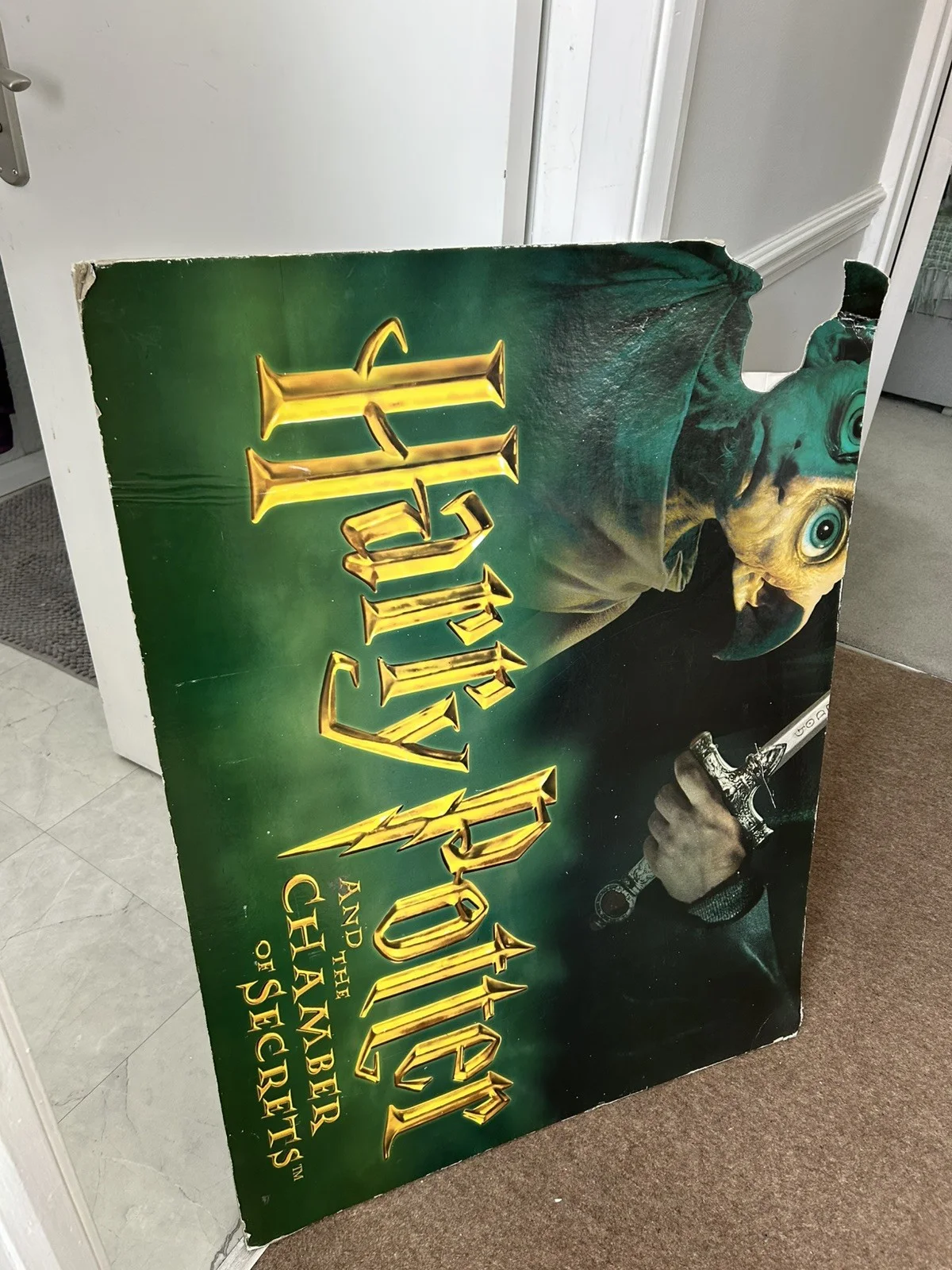 Original Film cardboard stand up, Harry Potter and the chamber of secrets" 2002, изображение 3