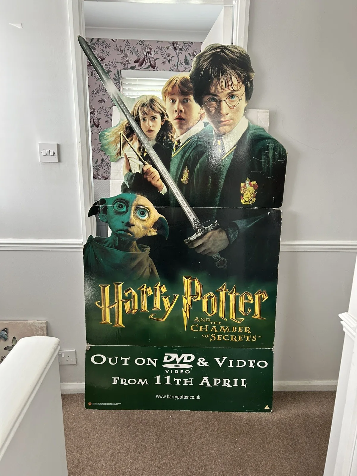 Original Film cardboard stand up, Harry Potter and the chamber of secrets" 2002, изображение 4
