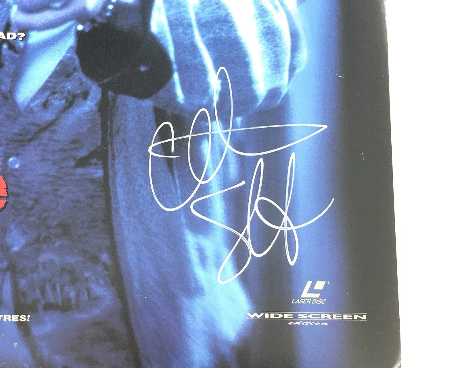 Christian Slater — True Romance Patricia Arquette and Christian Slater Autographed Laserdisc Signed, изображение 4
