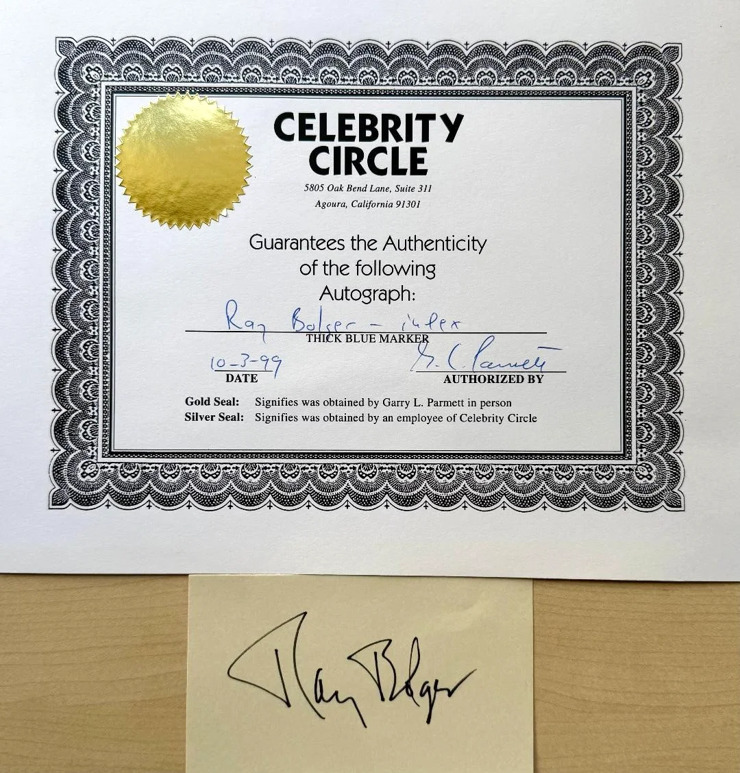 Wizard of OZ Full Cast 1939 Film Autographs - with Bonus Travel Offer!, изображение 2
