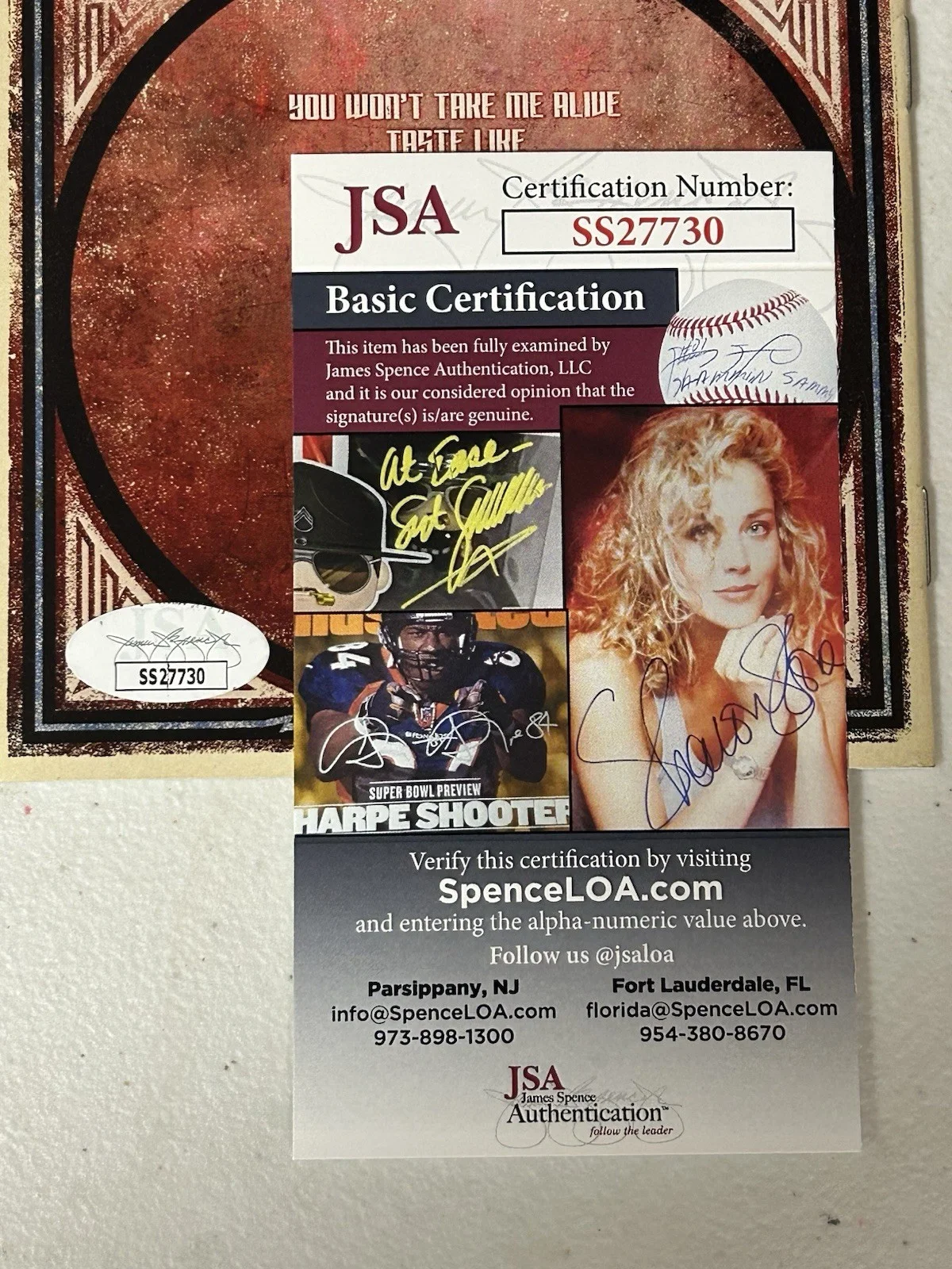TESLA BAND AUTOGRAPHED SIGNED MATTED FRAMED SHOCK CD COVER JSA COA # SS27730, image 2