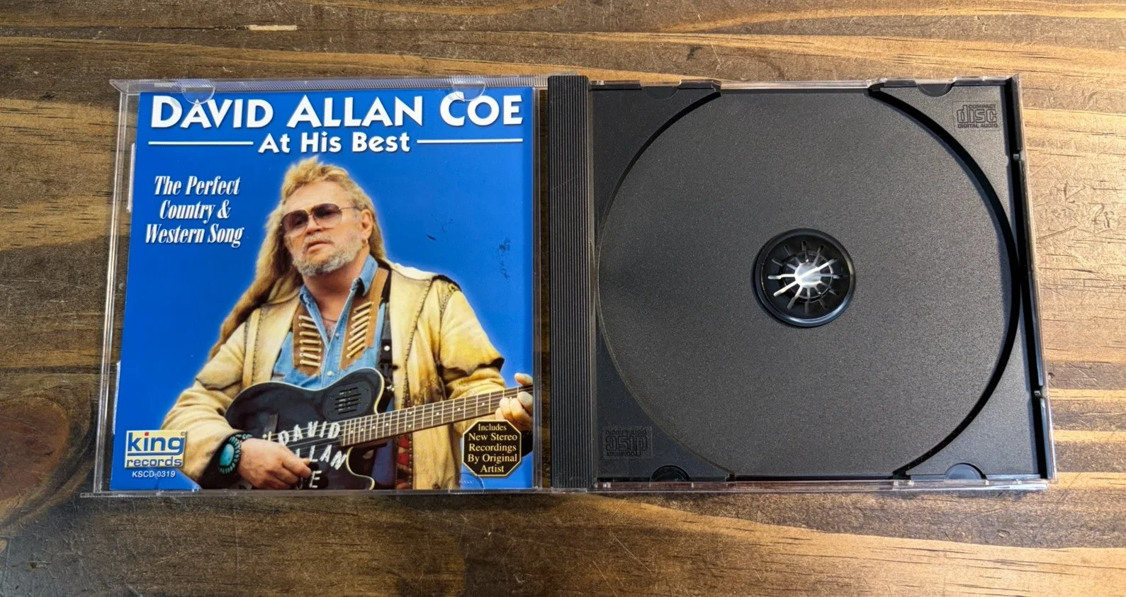 David Allan Coe At His Best SIGNED Autographed CD Cover & Case Only - No CD, image 2