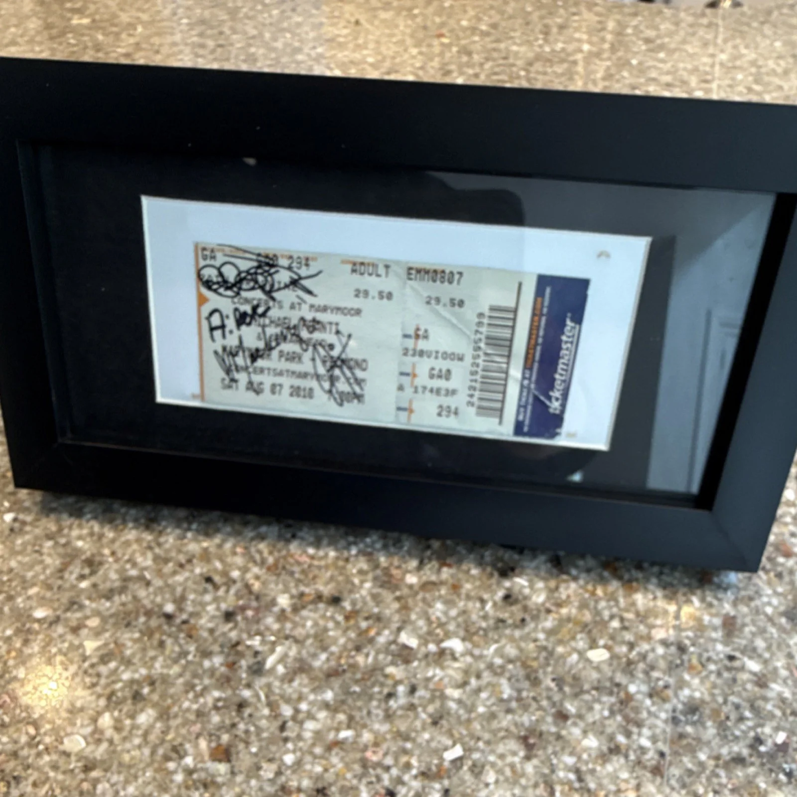 Flobots Autographed Concert Ticket Stub Opener Michael Franti Marymoor Park 2010, изображение 4
