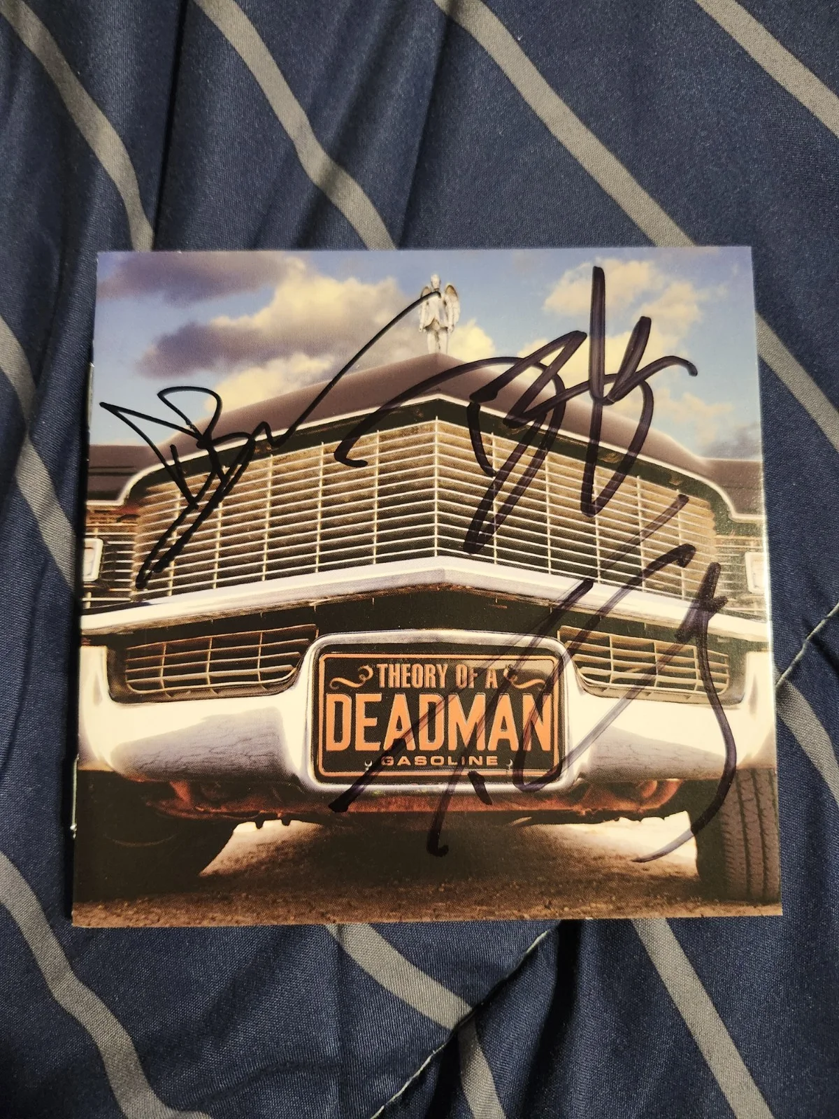 Theory Of A Deadman Band Signed autograph 2005 Cd Booklet Coa Psa Jsa Guranteed, image 2