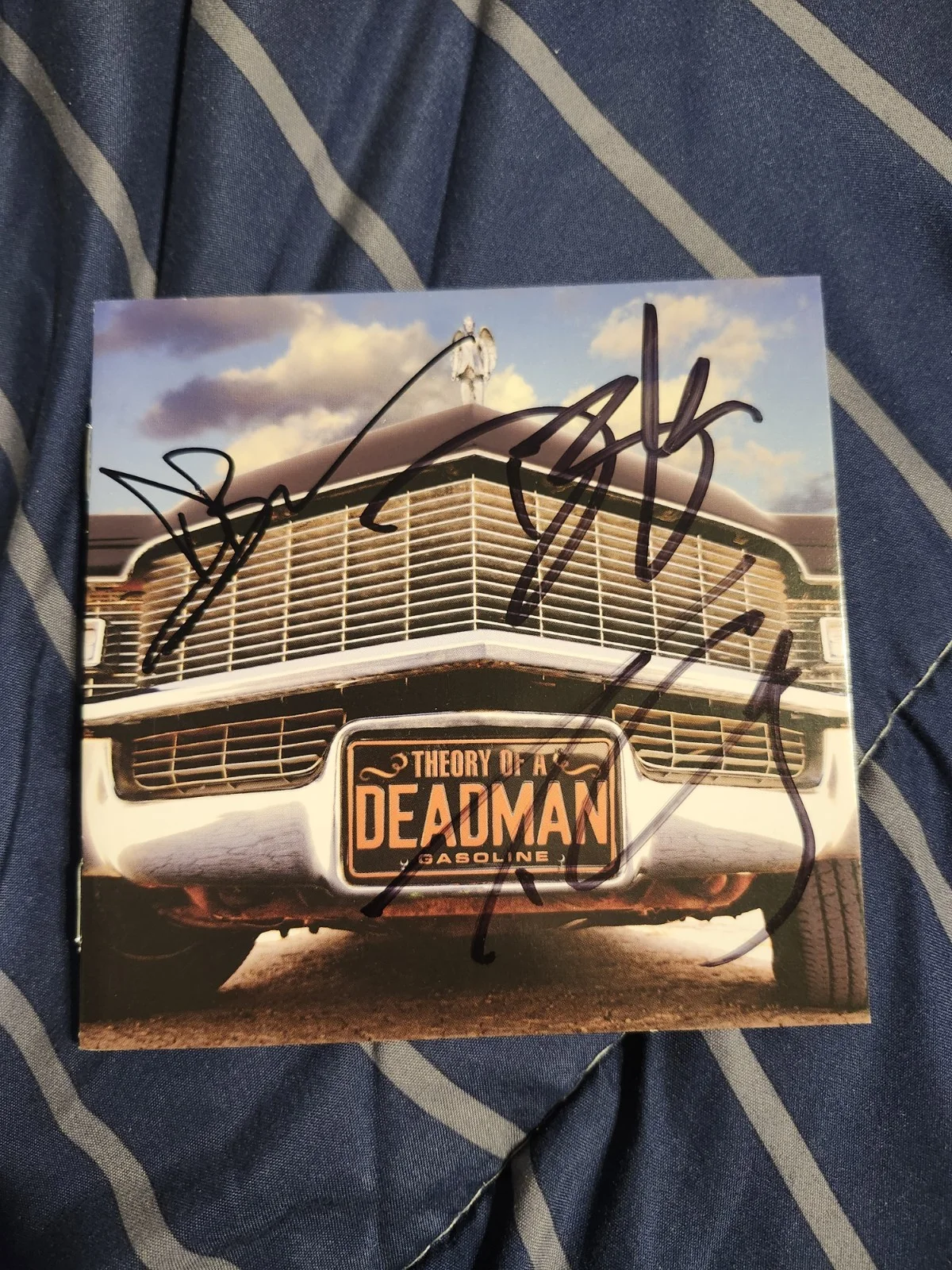 Theory Of A Deadman Band Signed autograph 2005 Cd Booklet Coa Psa Jsa Guranteed, image 3