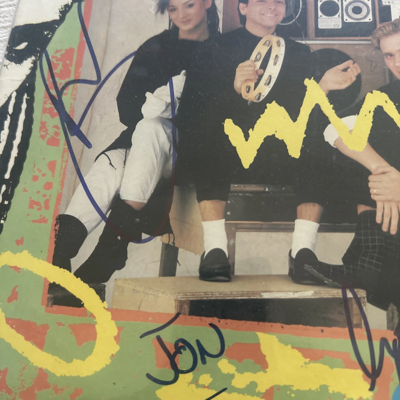CULTURE CLUB signed autographed "I'LL TUMBLE 4 YA" LP EP RECORD BECKETT LOA BAS, изображение 2
