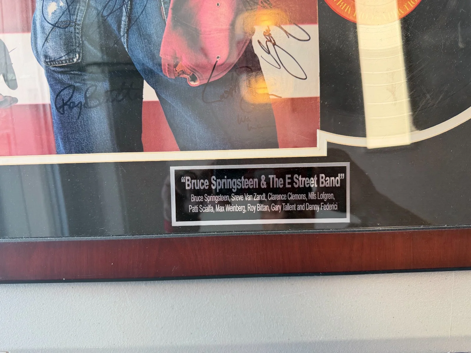 One-Of-A-Kind Autographed Bruce Sprinsteen & the WHOLE Original E Street Band !!, image 2