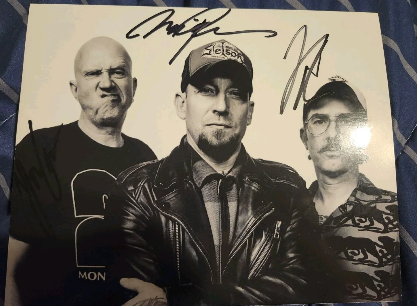 Volbeat Michael Poulsen Band Signed autograph 8x10 COA Psa Jsa Guranteed, изображение 2