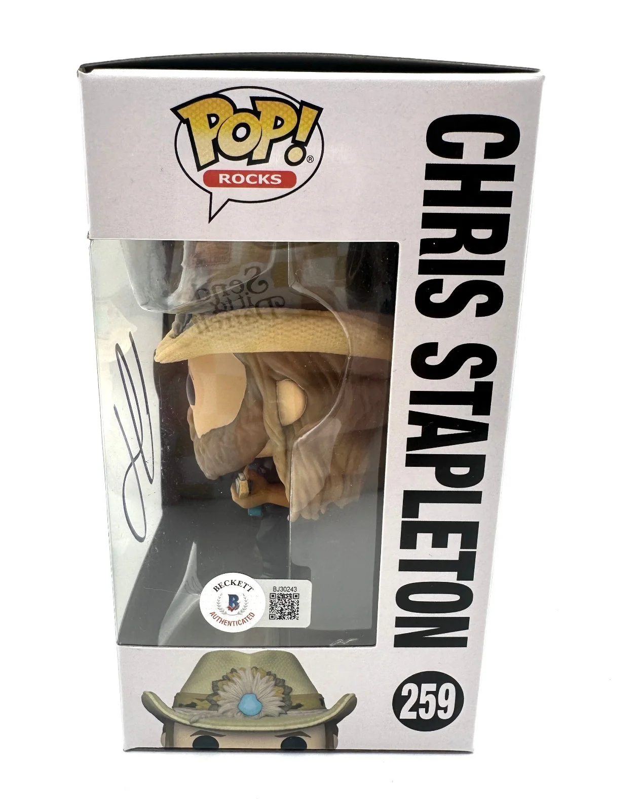 Chris Stapleton Signed Autograph 259 Funko Pop Beckett BAS Country Traveller, изображение 2