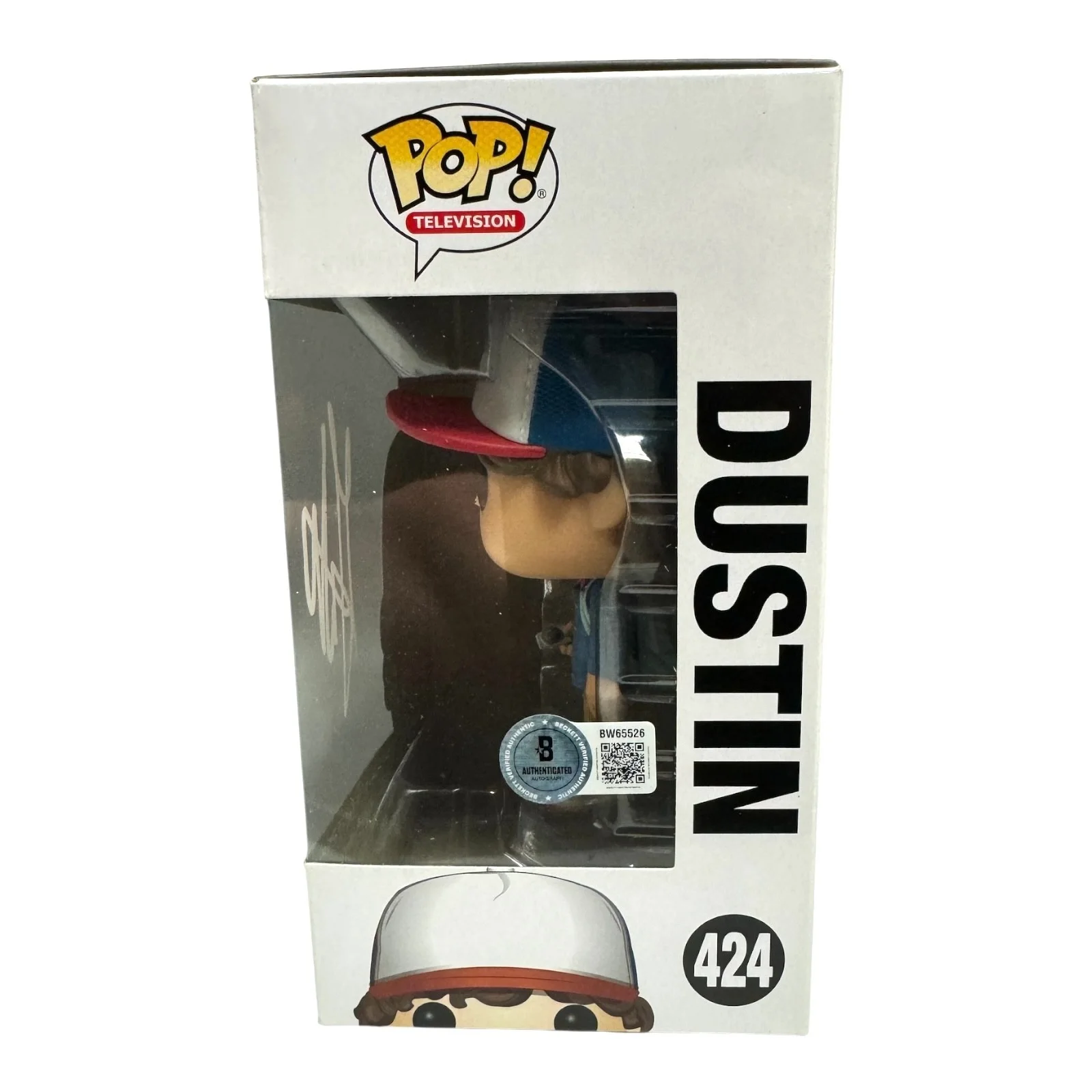 Gaten Matarazzo — Gaten Matarazzo Signed Autograph Stranger Things Funko Pop 424 Beckett Bas, изображение 2