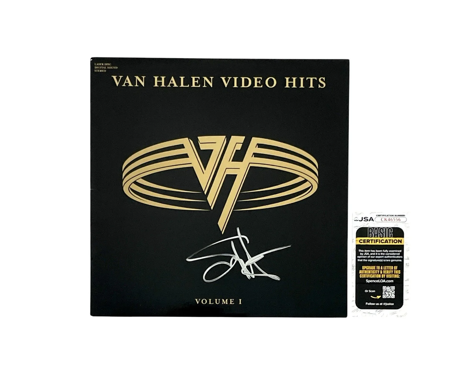 Van Halen Sammy Hagar Autographed Video Hits Volume 1 Laserdisc JSA Certified, image 5
