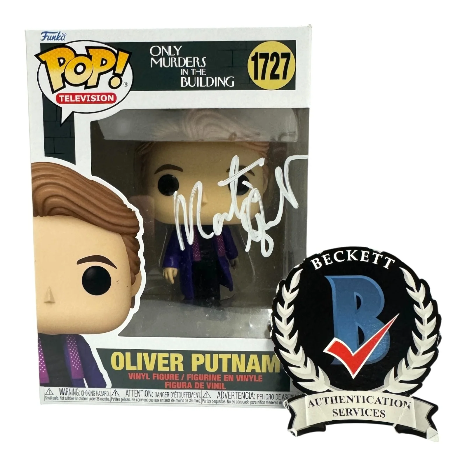 Martin Short — Martin Short Signed Autograph Only Murders In The Building Funko Pop 1727 BAS