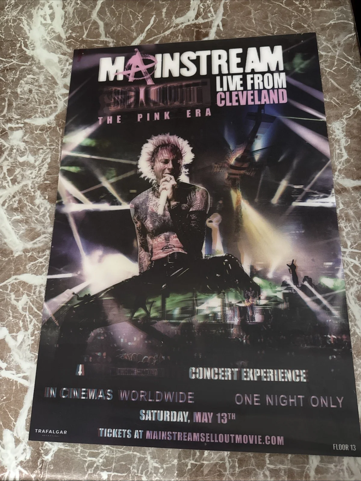 MACHINE GUN KELLY SIGNED MAINSTREAM SELLOUT 11x17 ALBUM POSTER MGK, изображение 4