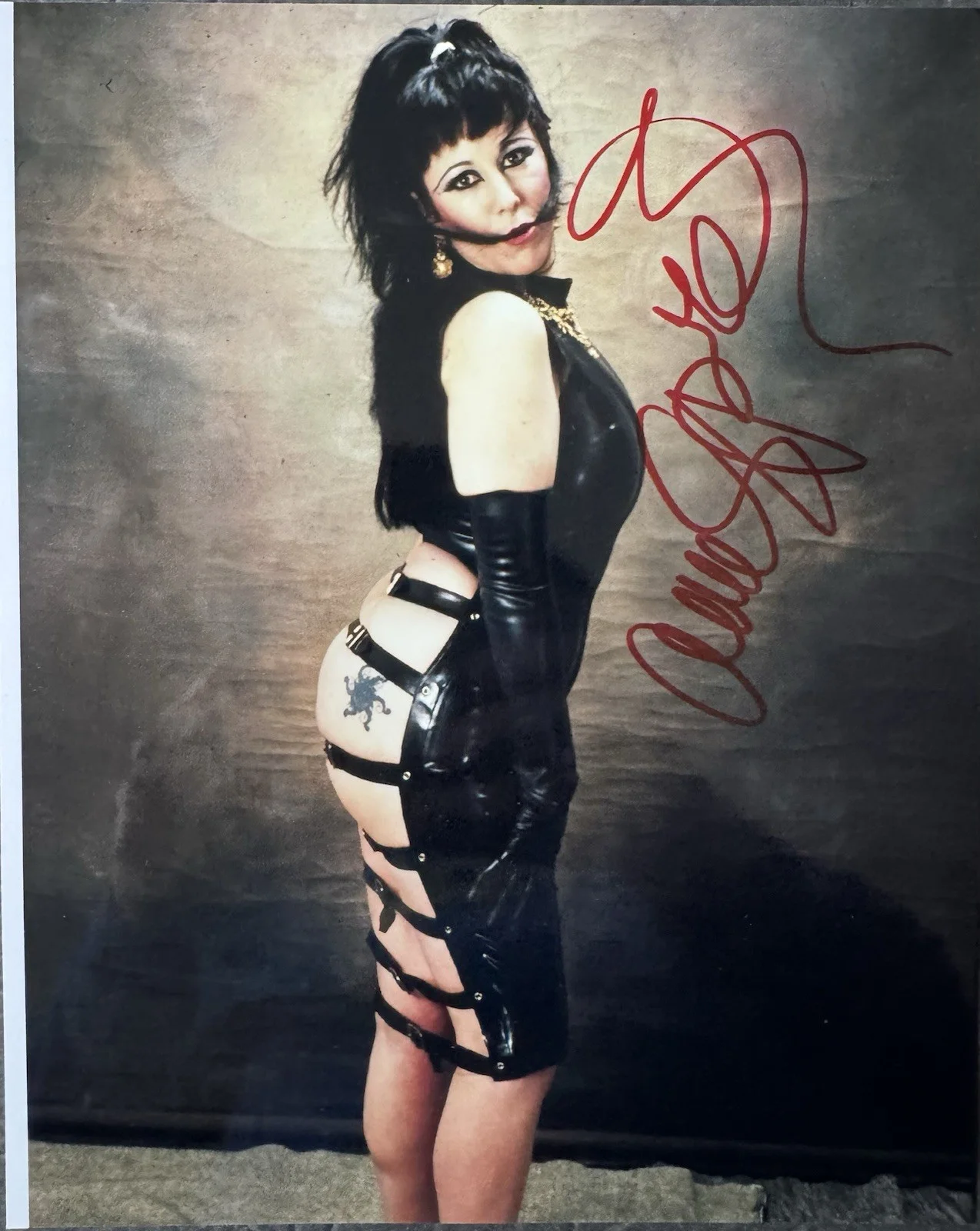 ANNIE SPRINKLE — ANNIE SPRINKLE SIGNED 8X10 PHOTO XXX LEGEND AUTOGRAPH SEXY