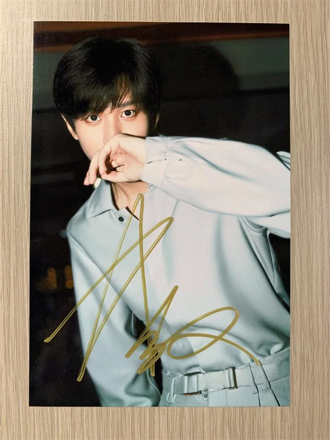 6"Yi Cheng /成毅 Hand Signed Autographed Photo Autographs Collection Original, image 4