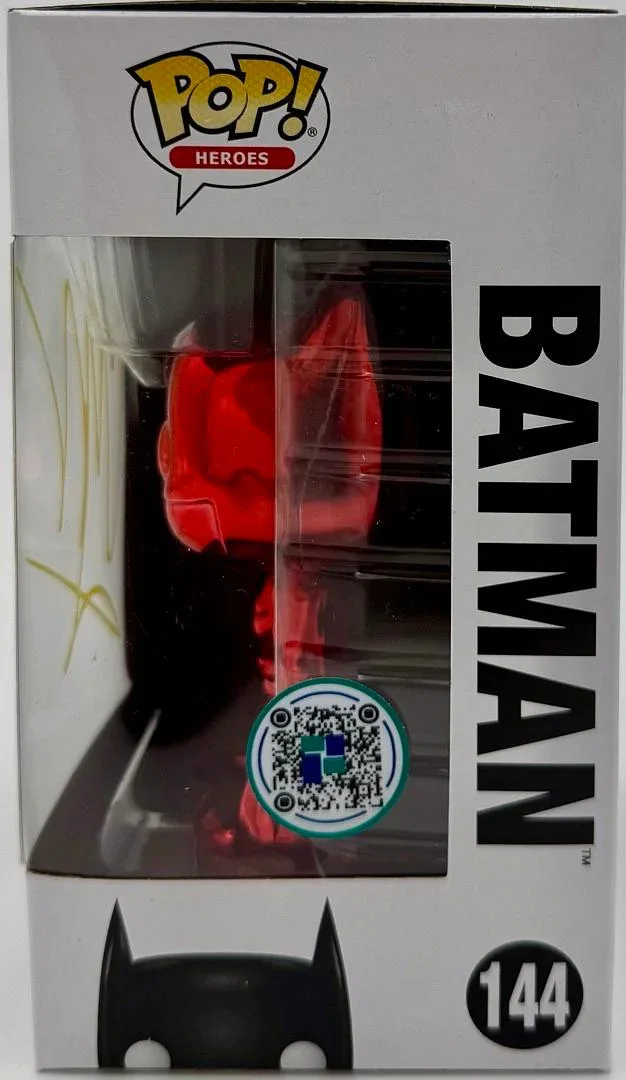Christian Bale — Christian Bale Signed Funko Pop #144 (Batman) - Beckett COA, image 3