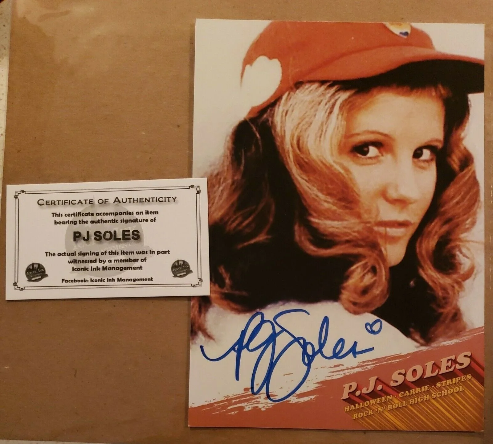 PJ Soles — PJ Soles Autograph Photo Lot Signed Photograph Halloween Carrie Horror COA Lynda, изображение 3