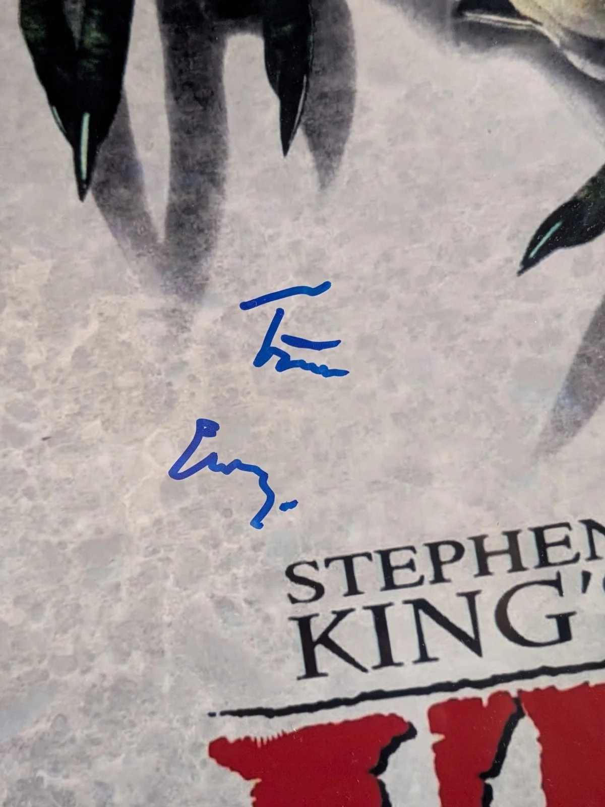 Tim Curry — TIM CURRY Signed 11x17 PHOTO POSTER IT Pennywise Stephen King Beckett COA, изображение 2