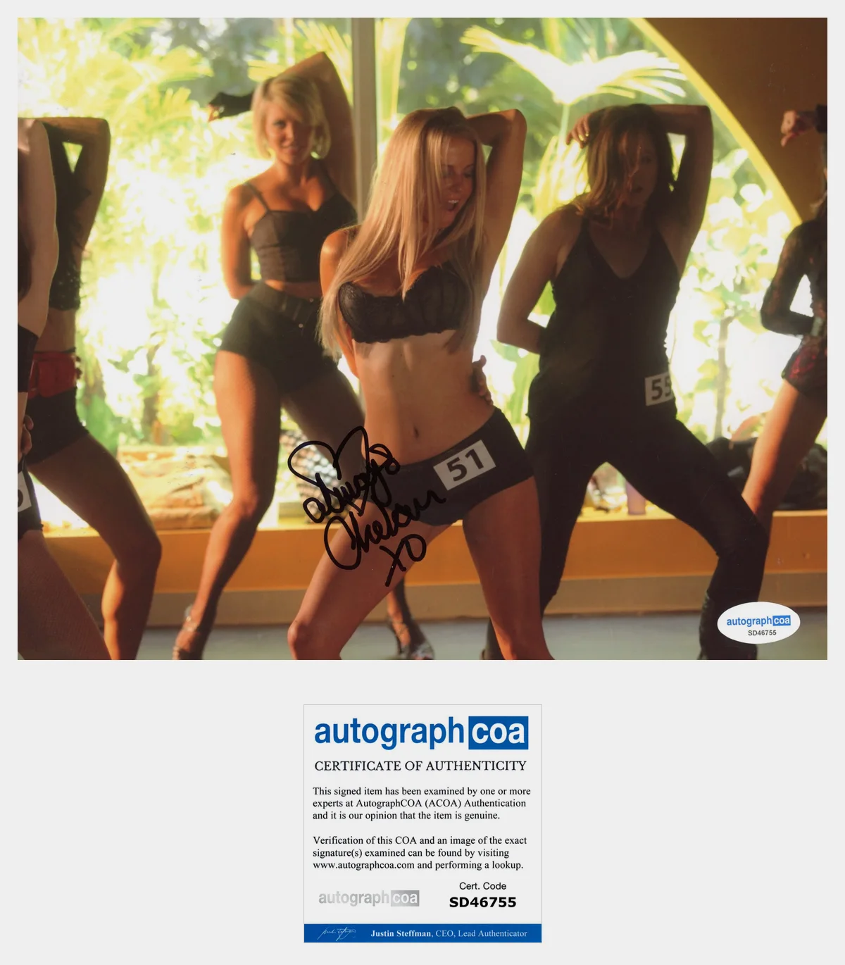 CHELAN SIMMONS — Chelan Simmons signed "THE LA COMPLEX" 8x10 Photo AUTOGRAPH f SEXY Hot ACOA COA