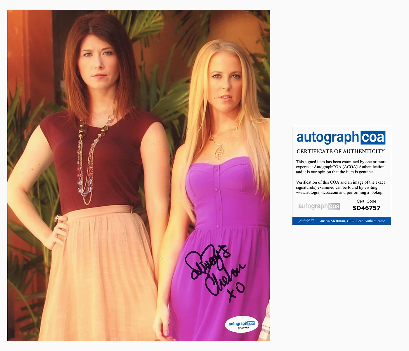 CHELAN SIMMONS — Chelan Simmons signed "THE LA COMPLEX" 8x10 Photo AUTOGRAPH c SEXY Hot ACOA COA