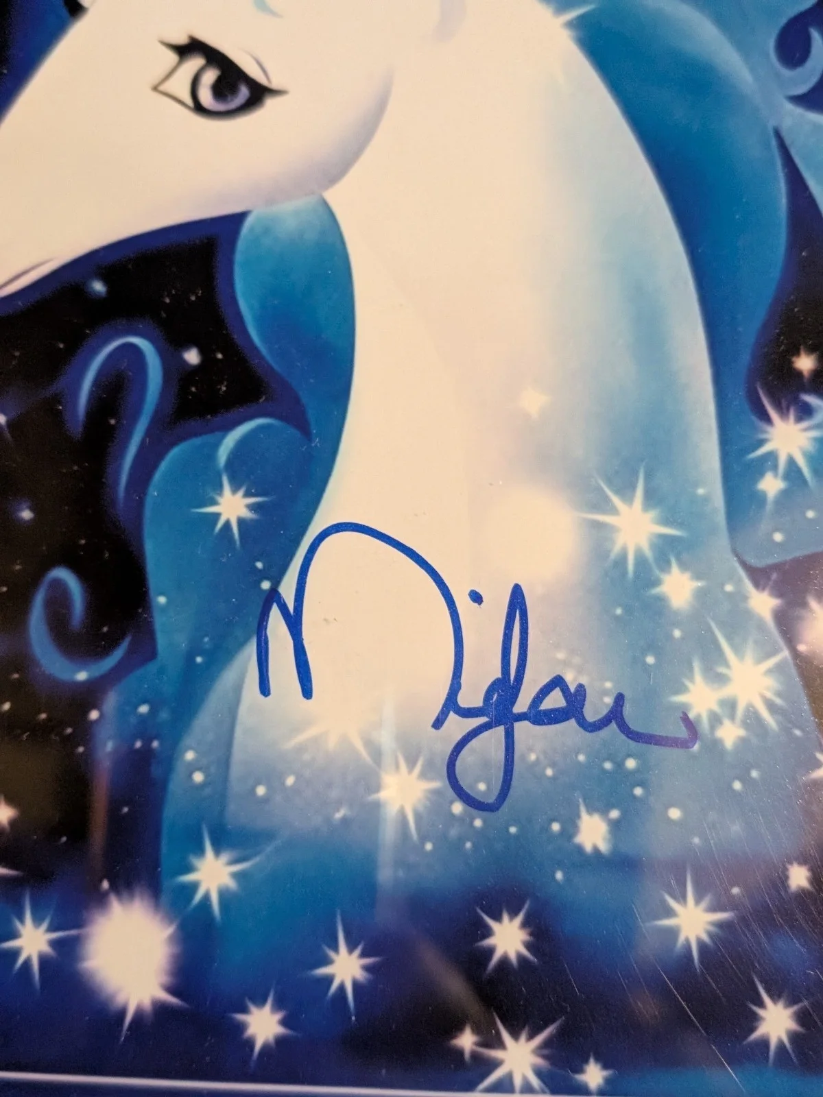 Mia Farrow Signed 11x17 Photo The Last Unicorn Autographed Rare OCCM COA, изображение 2
