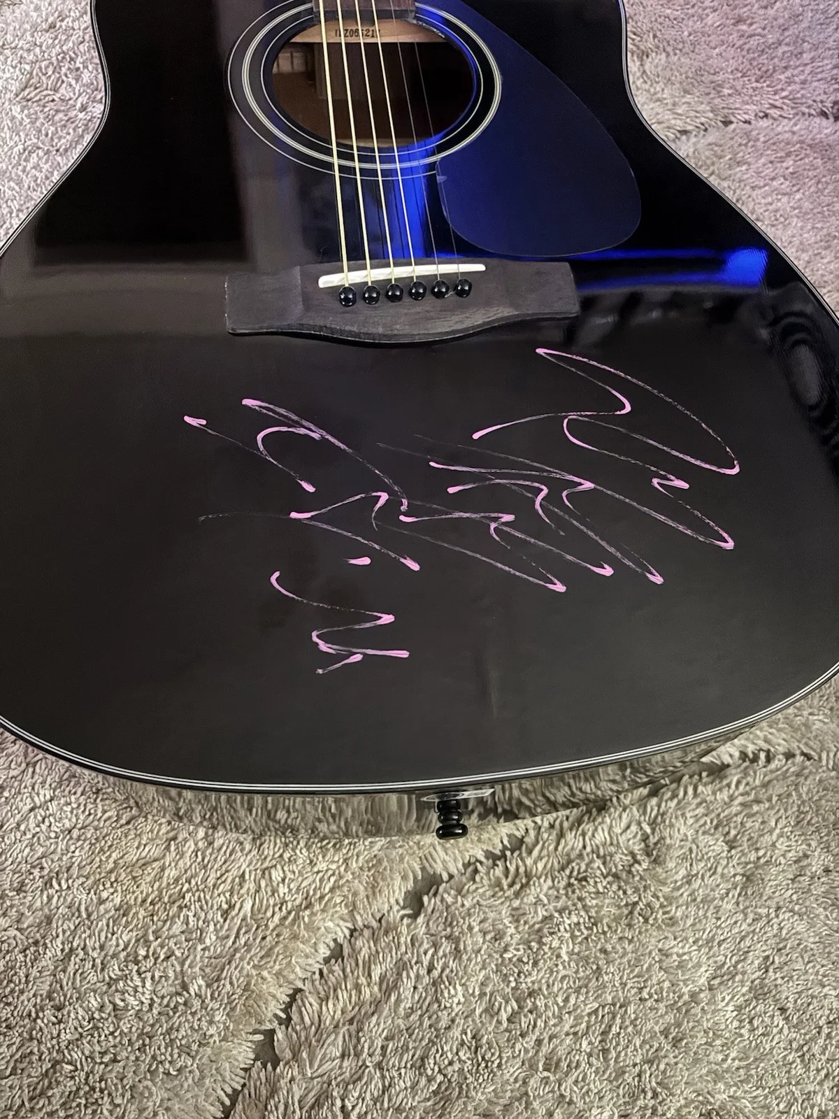 Post Malone Sign Guitars JSA COA Certified Autograph, image 2