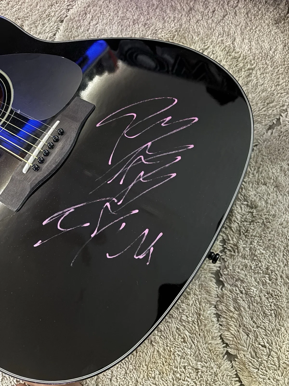 Post Malone Sign Guitars JSA COA Certified Autograph, image 3