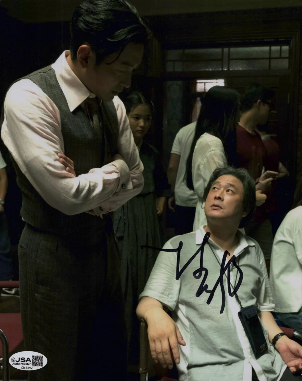 PARK CHAN-WOOK — Park Chan-Wook signed 8x10 Photo EXACT PROOF h NO OTHER CHOICE Director JSA COA, изображение 5