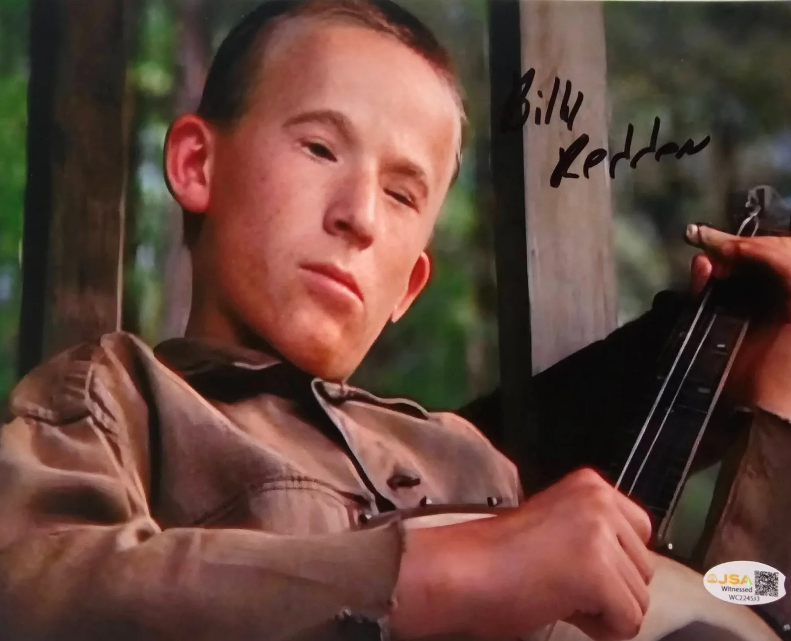 Billy Redden — BILLY REDDEN "DELIVERANCE BANJO BOY" AUTOGRAPHED 8X10 PHOTO JSA COA