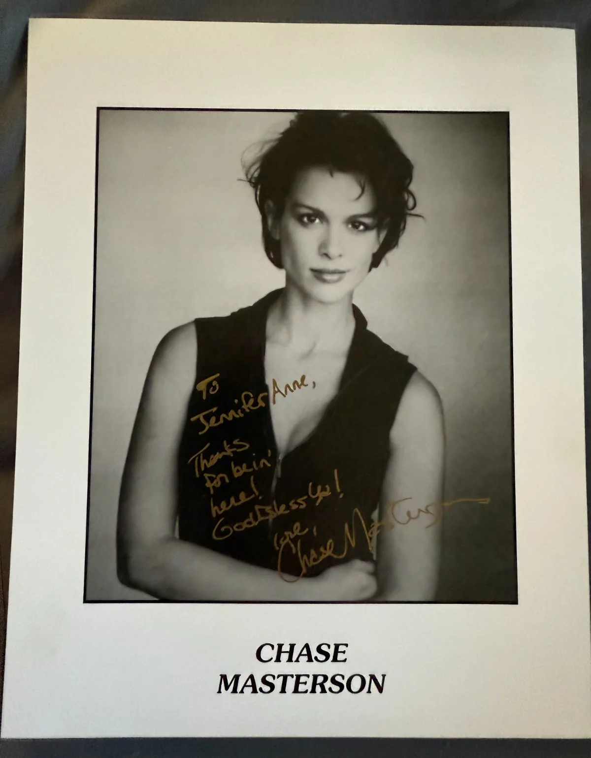 Chase Masterson — Star Trek Deep Space 9 Chase Masterson 8x10 Photo Signed Autograph AUTO Fan club, изображение 2