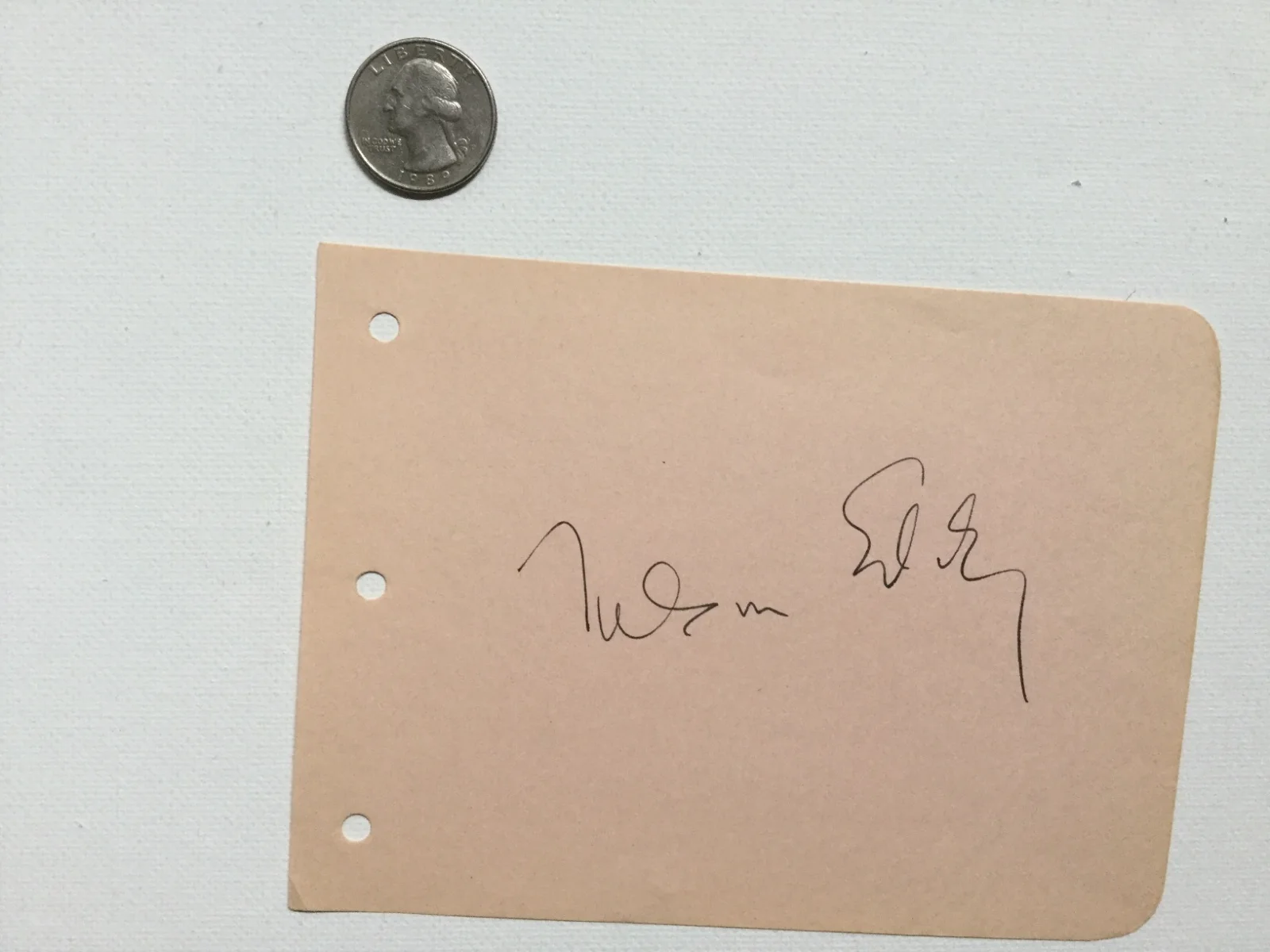 Vintage Nelson Eddy (1901-1967) & Jeanette MacDonald (1903-1965) signatures., image 4