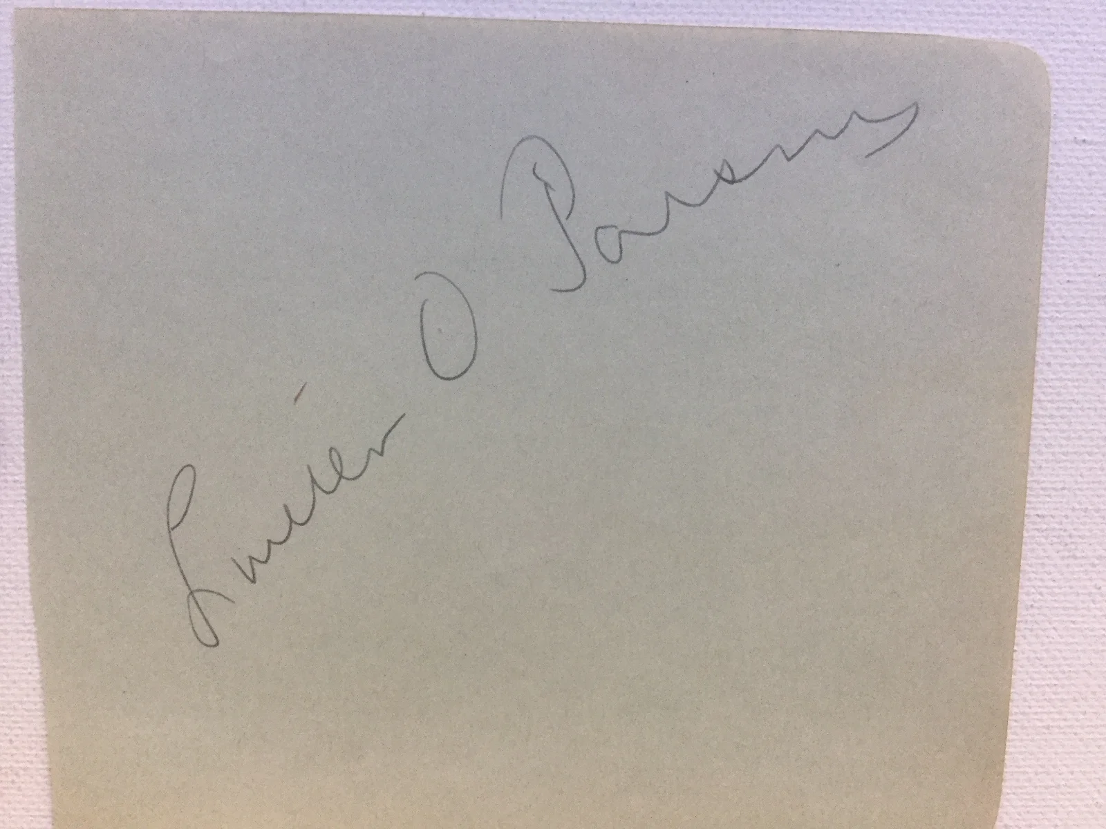 LOUELLA O. PARSONS (1881 - 1972) Gossip Columnist & Screenwriter autograph., image 3