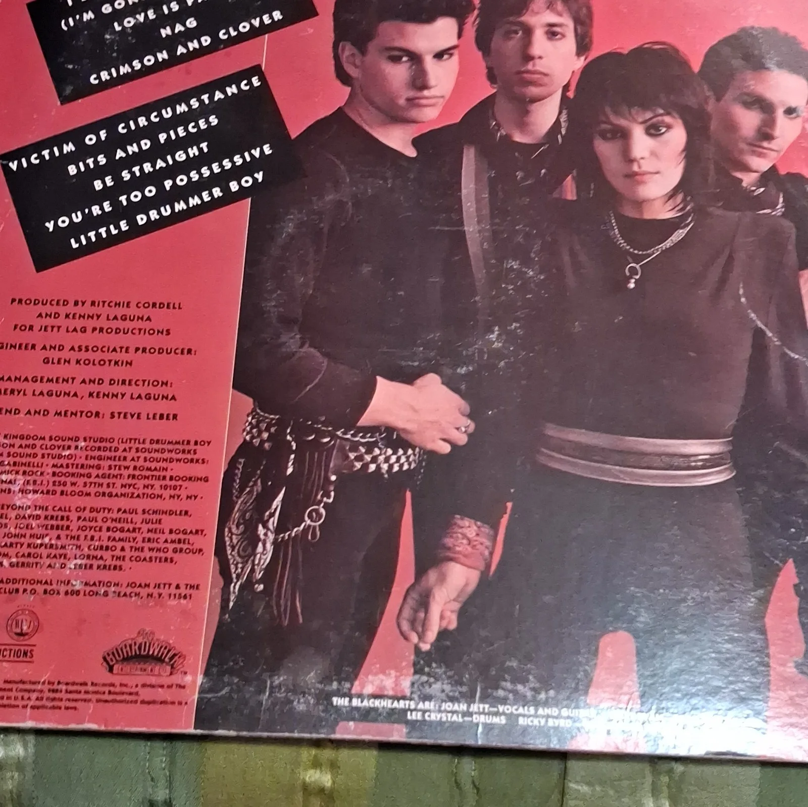 Joan Jett & The Blackhearts I Love Rock 'n Roll Signed Record Album, изображение 2