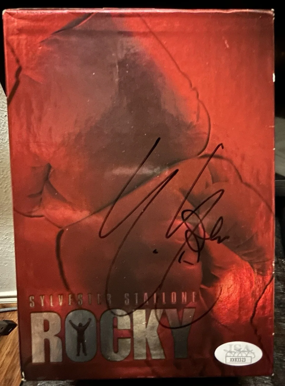 Sylvester Stallone — SYLVESTER STALLONE Autographed Signed ROCKY IV DVD Deluxe Box Set JSA L G2U, image 2
