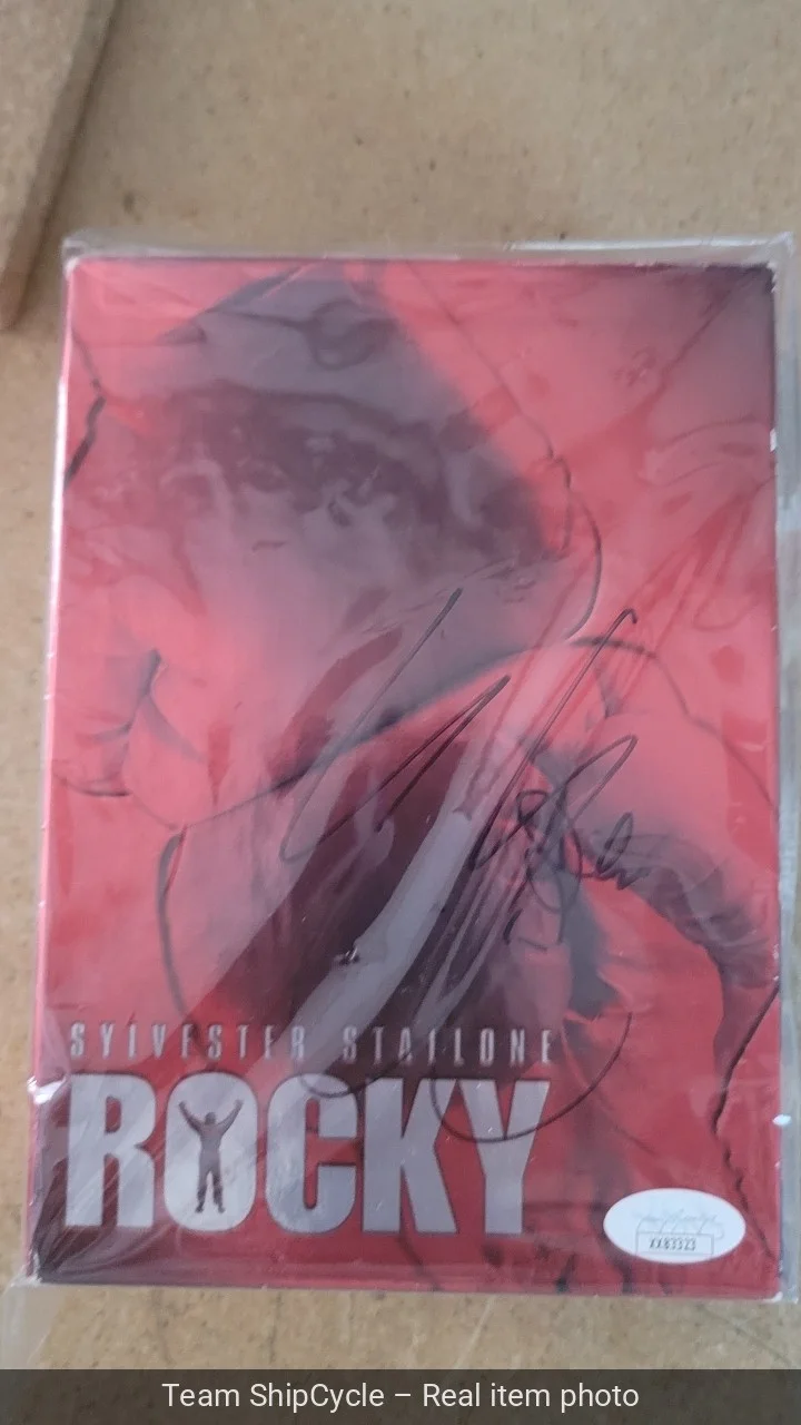 Sylvester Stallone — SYLVESTER STALLONE Autographed Signed ROCKY IV DVD Deluxe Box Set JSA L G2U, image 3