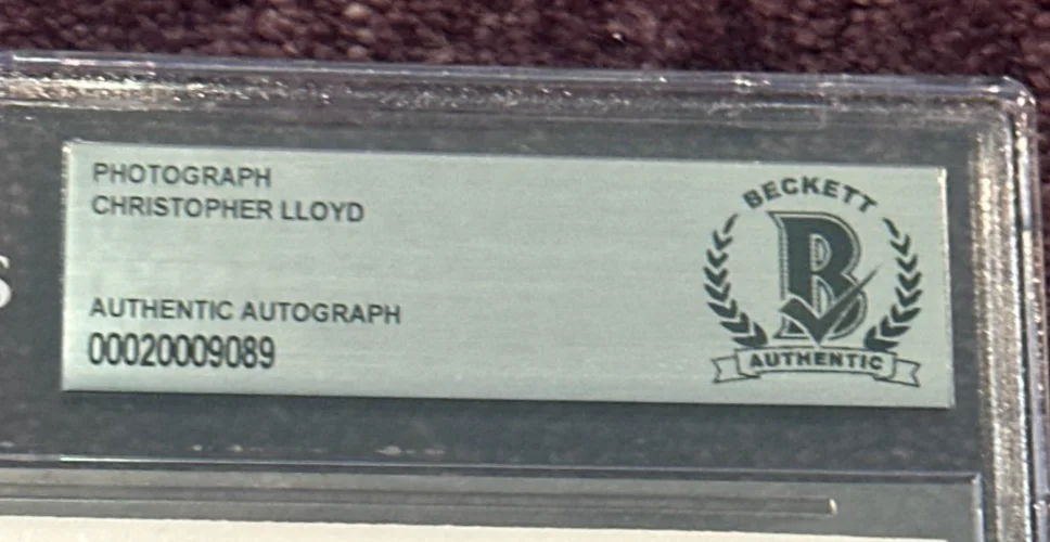 CHRISTOPHER LLOYD — CHRISTOPHER LLOYD Signed ADDAMS FAMILY 8 X 10 PHOTO Beckett Encapsulated, изображение 3