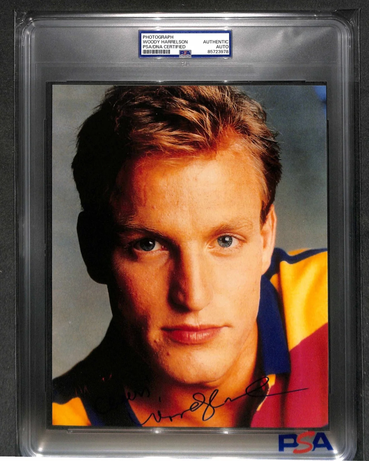 Woody Harrelson — Signed Woody Harrelson Photo CHEERS Boston TV Autographed 8x10 Rare Auto PSA