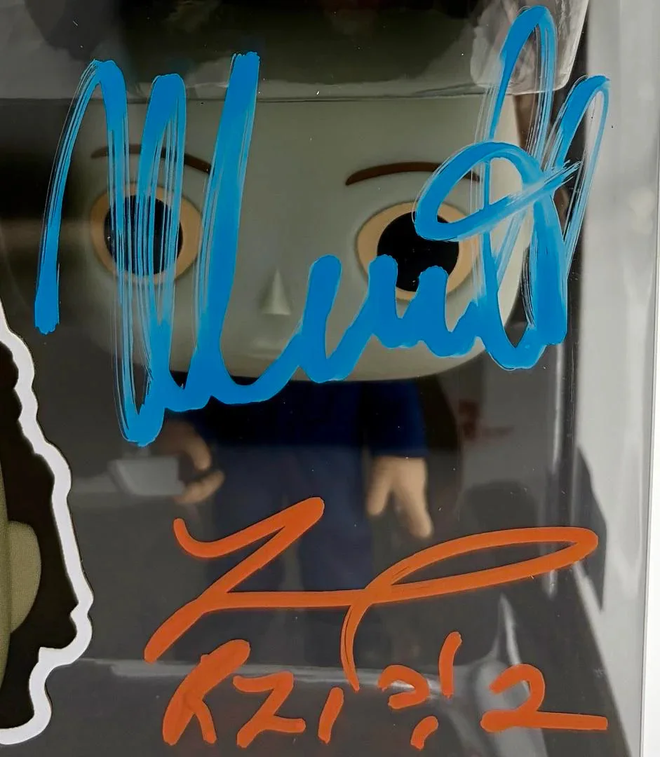 Mick Castle, Tyler Mane — Nick Castle & Tyler Mane Signed Funko #03 (Halloween)-OC Celebrity Mtkg & JSA, изображение 2
