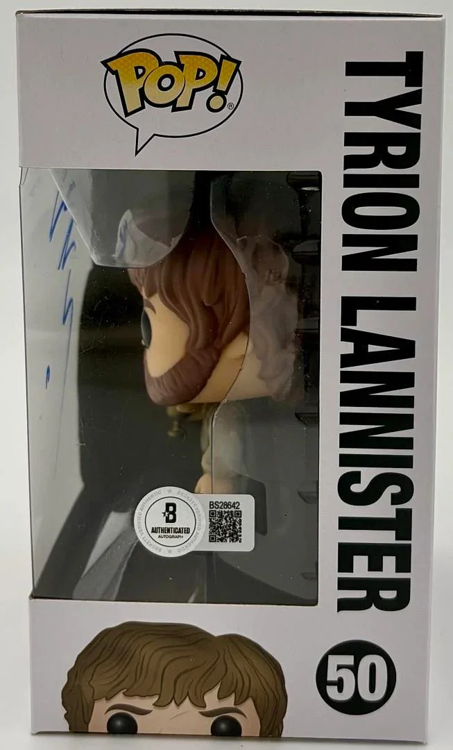 Peter Dinklage — Peter Dinklage Signed Funko #50 "Tyrion Lannister" (Game Of Thrones)-Beckett COA, изображение 3