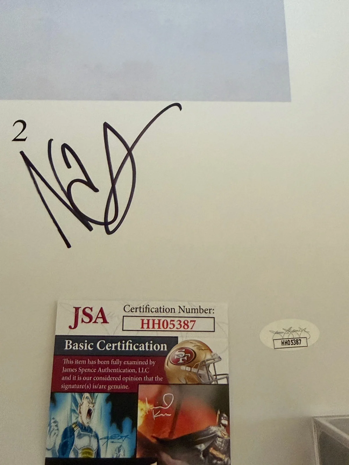NAS SIGNED 18x24 LITHOGRAPH NASIR RAPPER LOST TAPES JSA COA POSTER, image 2