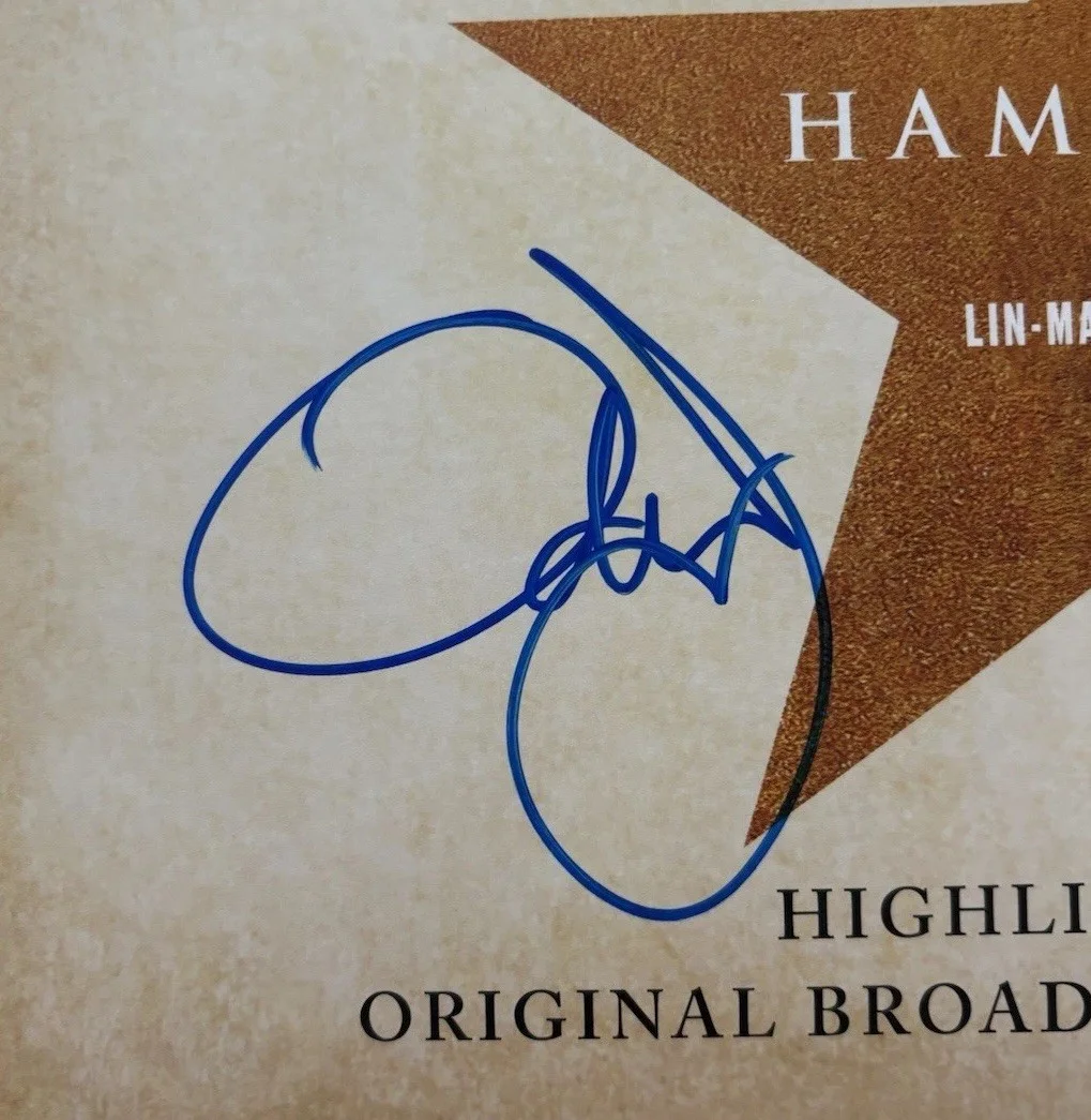 Leslie Odom Jr — Leslie Odom Jr. Signed Autographed Hamilton 10 Shots Vinyl Album Exclusive JSA!, изображение 5