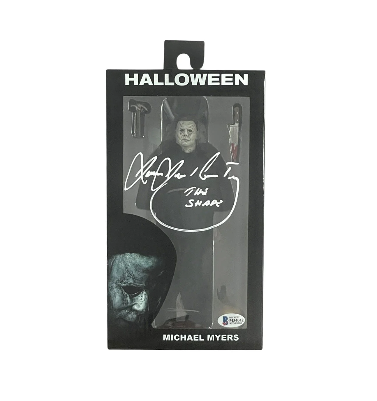 James Jude Courtney — Halloween Michael Myers Signed 8” Neca Action Figure James Jude Courtney Horror, изображение 3