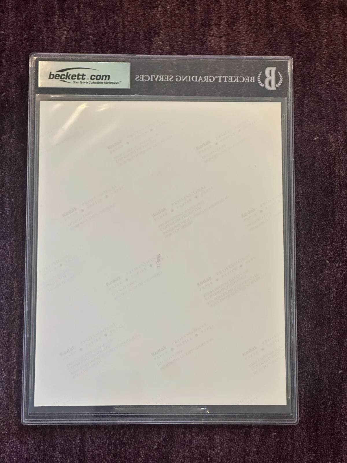 CHRISTOPHER LEE — CHRISTOPHER LEE Signed DRACULA 8 X 10 PHOTO Beckett Encapsulated, image 4
