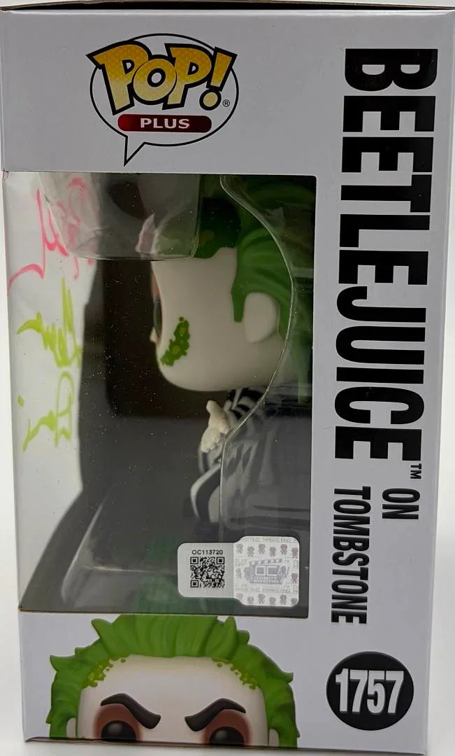 Alec Baldwin, Geena Davis — Alec Baldwin & Geena Davis signed Funko #1757 (Beetlejuice) - OC Celebrity Mtkg, изображение 3