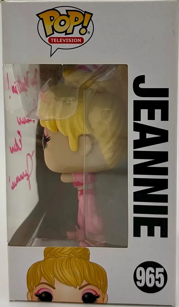 Barbara Eden — Barbara Eden Signed Funko#965 "Jeannie" (Dream Of Jeannie) w/Quote/Char Name-JSA, изображение 3