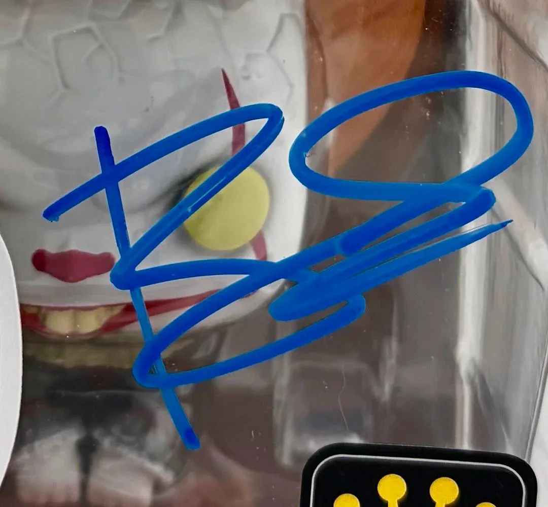 Bill Skarsgard — Bill Skarsgard signed "It" Funko Pop #1437 - Beckett COA, изображение 2